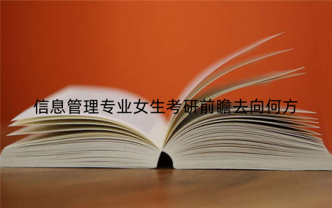 信息管理专业女生考研前瞻去向何方