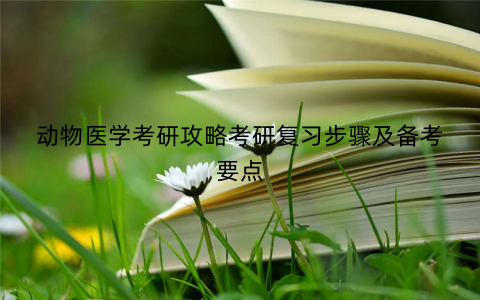 动物医学考研攻略考研复习步骤及备考要点