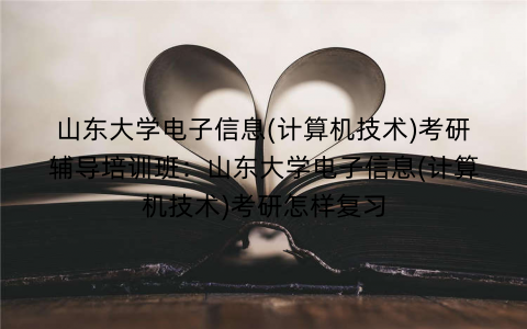 山东大学电子信息(计算机技术)考研辅导培训班：山东大学电子信息(计算机技术)考研怎样复习