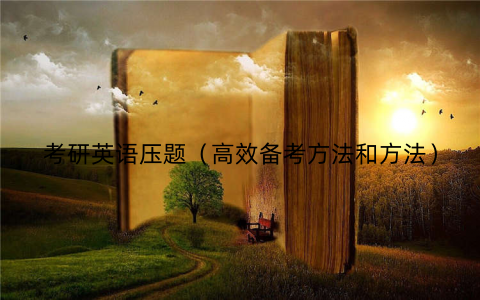考研英语压题（高效备考方法和方法）