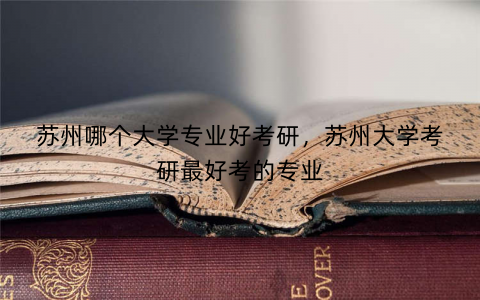 苏州哪个大学专业好考研，苏州大学考研最好考的专业