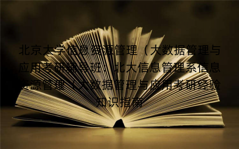 北京大学信息资源管理（大数据管理与应用考研辅导班：北大信息管理系信息资源管理（大数据管理与应用考研经验知识指南