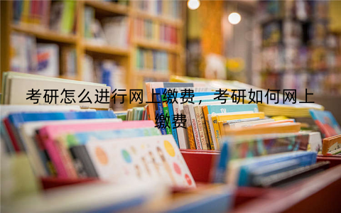 考研怎么进行网上缴费，考研如何网上缴费