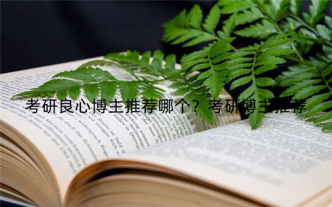 考研良心博主推荐哪个？考研博主推荐